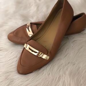 GREAT CONDITION - Coach Tan Leather Loafers